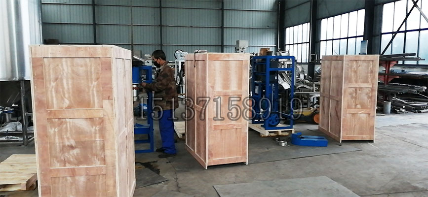 全自動牛筋面機裝箱發(fā)貨